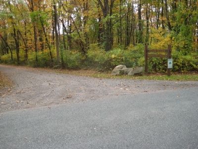 Entrance to Miquin Woods off Newport Road image. Click for full size.