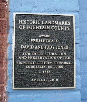 Nineteenth Century Functional Commercial Building Marker image. Click for full size.