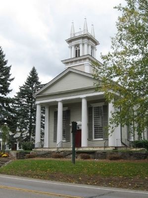 First Presbyterian Church and Marker image. Click for full size.