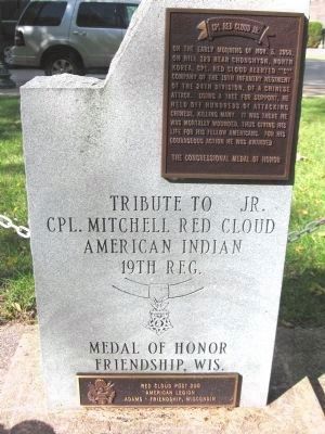 Cpl. Red Cloud Tribute image. Click for full size.