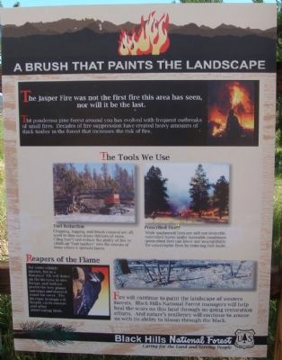 Jasper Fire Marker - A Brush that Paints the Landscape Panel image. Click for full size.