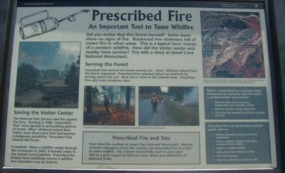 Prescribed Fire Marker image. Click for full size.
