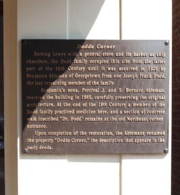 Dodds Corner Marker. Click for full size. Dodds Corner Marker image. Click for full size.