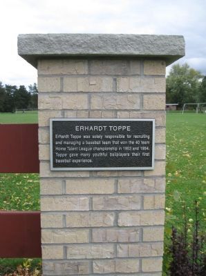 Erhardt Toppe Marker. Click for full size. Erhardt Toppe Marker image. Click for full size.