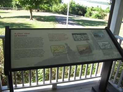 A River View of History Marker image. Click for full size.