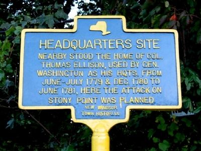 Headquarters Site Marker image. Click for full size.