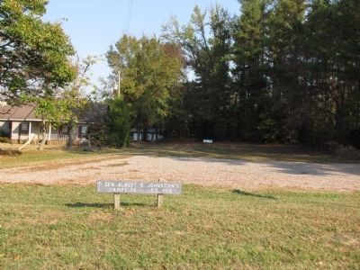 Johnston's Last Bivouac Marker. Click for full size. Johnston's Last Bivouac Marker image. Click for full size.
