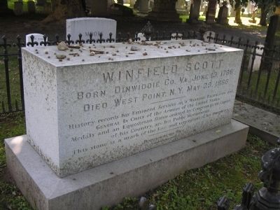 Winfield Scott Marker. Click for full size. Winfield Scott Marker image. Click for full size.