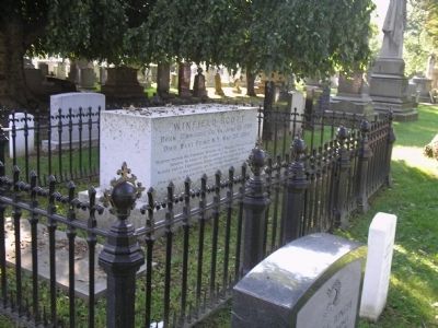 Marker in the West Point Cemetery. Click for full size. Marker in the West Point Cemetery image. Click for full size.