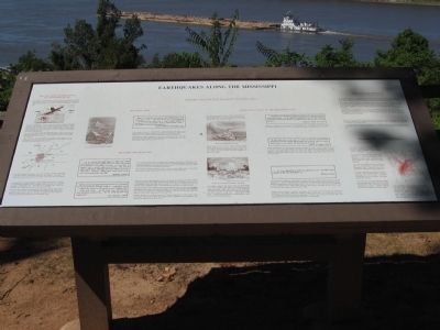 Earthquakes Along the Mississippi Marker. Click for full size. Earthquakes Along the Mississippi Marker image. Click for full size.