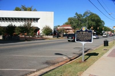 Welcome To Historic Montevallo Marker (North View) image. Click for full size.