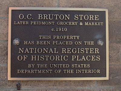 O.C. Bruton Store Marker image. Click for full size.