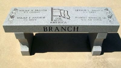 Veterans Memorial of Timeless Honor Bench. Click for full size. Veterans Memorial of Timeless Honor Bench image. Click for full size.