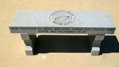 Veterans Memorial of Timeless Honor Bench. Click for full size. Veterans Memorial of Timeless Honor Bench image. Click for full size.