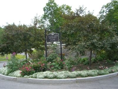 Joseph Smith Birthplace entrance. Click for full size. Joseph Smith Birthplace entrance image. Click for full size.