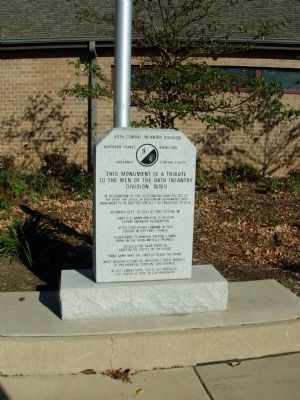 94th Combat Infantry Division Marker image. Click for full size.