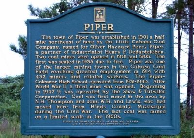 Piper Marker. Click for full size. Piper Marker image. Click for full size.