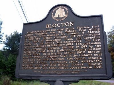 Blocton Marker image. Click for full size.