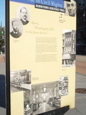 Woodies Comes to F Street Marker. Click for full size. Woodies Comes to F Street Marker image. Click for full size.