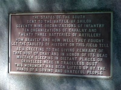 Confederate Memorial Marker. Click for full size. Confederate Memorial Marker image. Click for full size.