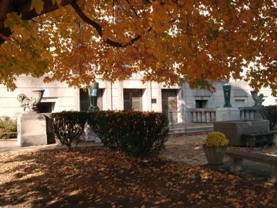 Other View - - Fountain County (Indiana) Court House Marker image. Click for full size.