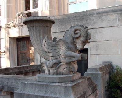 Statue to right of Entrance. image. Click for full size.