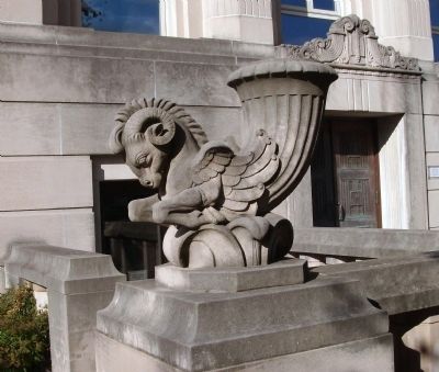 Statue to left of Entrance. image. Click for full size.