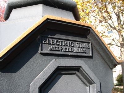 Maker of the Clock:: "Electric Time" Medfield, Mass. image. Click for full size.