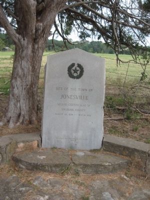 Site of the town of Jonesville Marker image. Click for full size.