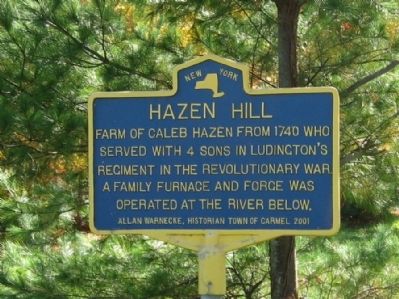 Hazen Hill Marker image. Click for full size.
