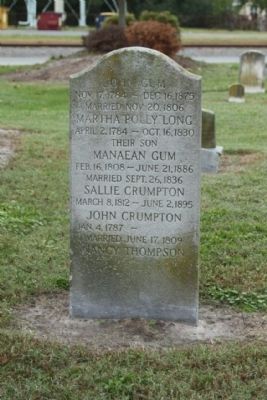 Frankford United Methodist Church Cemetery, a headstone from 1875 image. Click for full size.