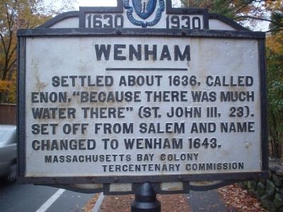 Wenham. Click for full size. Wenham image. Click for full size.