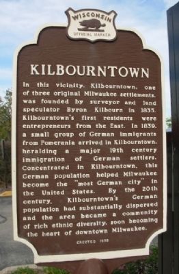 Original Kilbourntown Marker image. Click for full size.