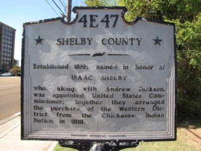 Shelby County Marker. Click for full size. Shelby County Marker image. Click for full size.