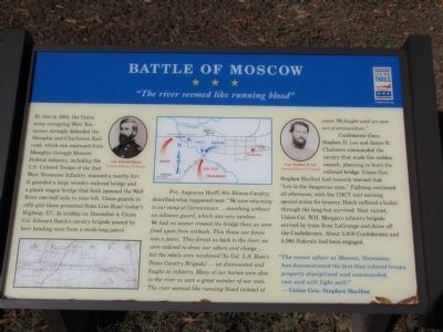 Battle of Moscow Marker image. Click for full size.