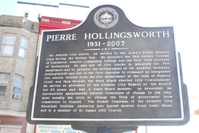 Pierre Hollingsworth Marker image. Click for full size.