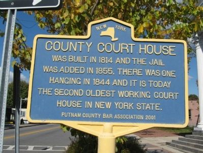 County Court House Marker. Click for full size. County Court House Marker image. Click for full size.