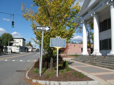 County Court House Marker. Click for full size. County Court House Marker image. Click for full size.