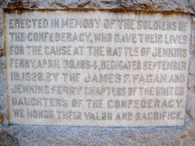 Battle of Jenkins' Ferry Marker image. Click for full size.