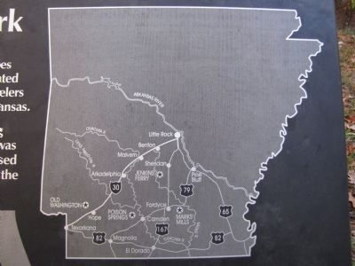 Map of Arkansas image. Click for full size.
