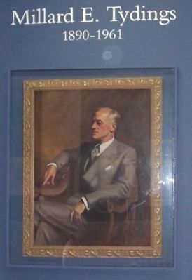 Portrait of Senator Millard E. Tydings image. Click for full size.