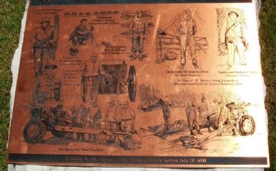 Number 1 Gun Marker Veterans image. Click for full size.