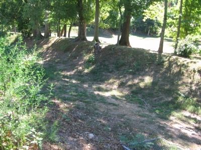 Confederate Trenches image. Click for full size.