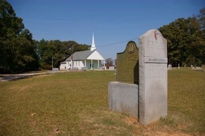 Stinchcomb Methodist Church Marker and Church image. Click for full size.