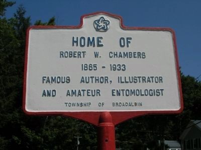 Home of Robert W. Chambers Marker image. Click for full size.