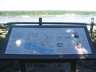 The Mississippi River in the Civil War Marker. Click for full size. The Mississippi River in the Civil War Marker image. Click for full size.