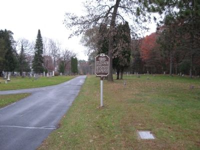 Evergreen Cemetery / Earliest Evergreen Burials Marker image. Click for full size.