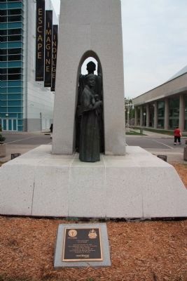 The Underground Railroad in Canada Memorial image. Click for full size.