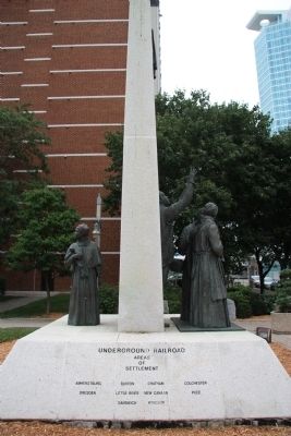 The Underground Railroad in Canada Memorial image. Click for full size.