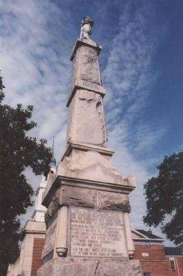 Confederate Civil War Monument, Marlboro County, SC image. Click for full size.